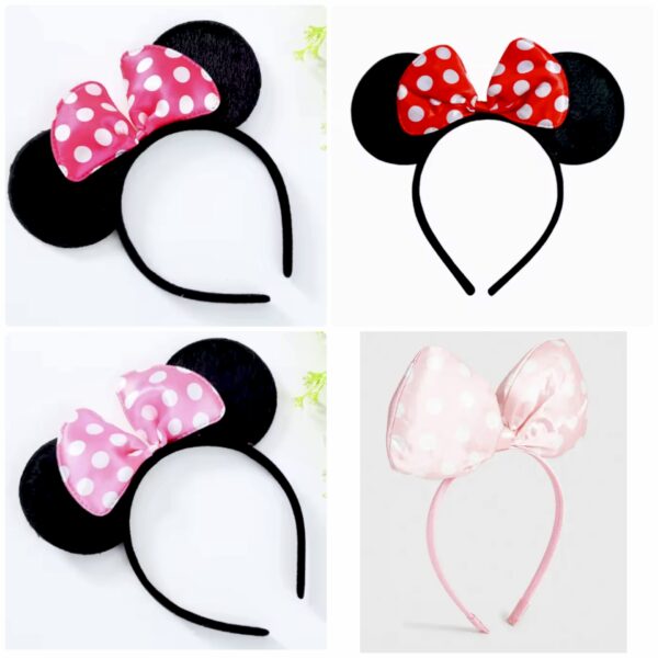 Vincha Minnie Mouse (colores variados)