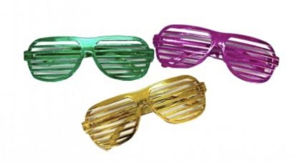 Lentes party line metalicos (pack 2) sorpresas / fiesta / piñata / Hora Loca (colores variados)