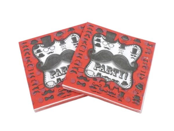 Servilletas party mostacho (pack 20)