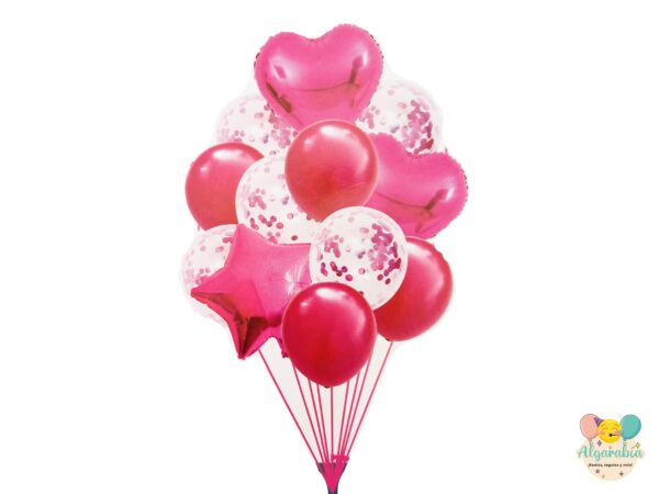 Pack 12 globos (metálicos, perlados o ágata) - Imagen 9