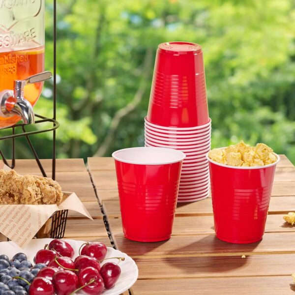 Vasos rojos party importados 12oz (pack 10) - Imagen 7