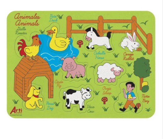 Juego de encaje La granjita