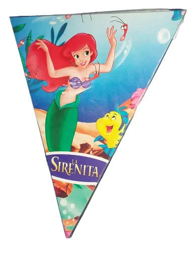 Conos sorpresa Sirenita (pack 10) 40cm alto (imagen referencial)