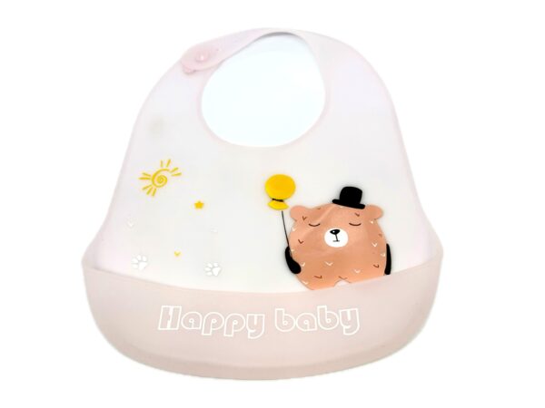 Babero silicona happy baby - Imagen 4