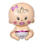 Globo baby girl niña (con helio) 68cm x 48cm aprox