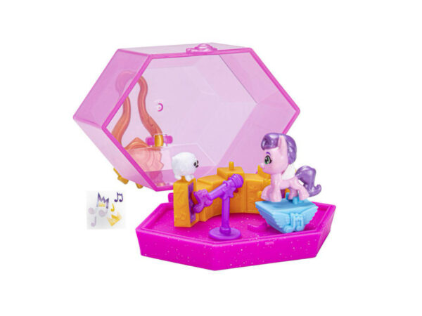 Set Llavero de Cristal My Little Pony mini world Magic Princesa Pipp Petals - Imagen 3