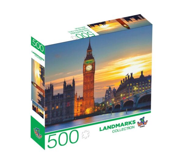 Rompecabezas Ywow Brands 500 Piezas Landmarks (Hitos variados) - Imagen 4