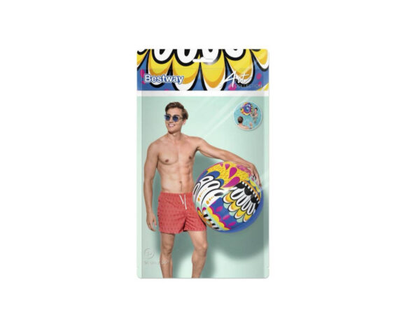 Pelota inflable 91cm Retro Pop inflable - Imagen 2