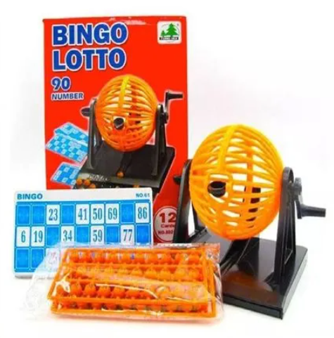 Bingo Lotto clasico (90 numeros 12 tarjetas)