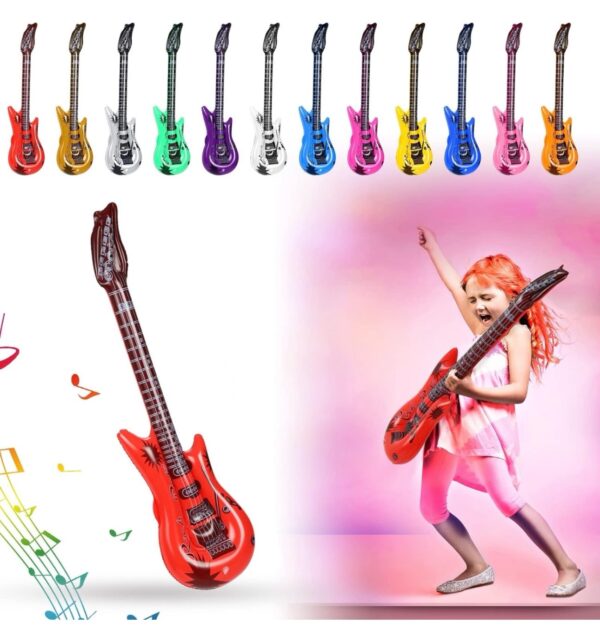 Guitarra inflable (colores variados) 93cm inflable