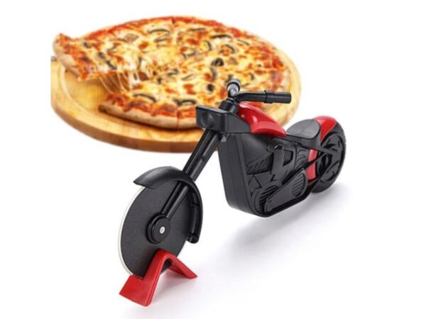 Cuchillo de motocicleta para cortar pizza