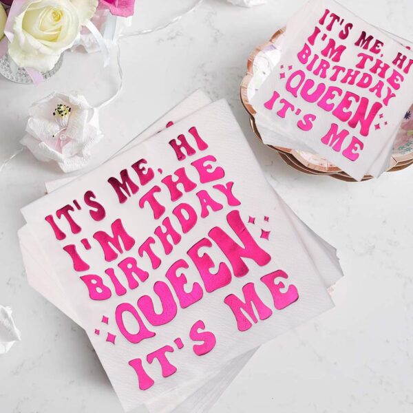 Servilletas Swifties Queen Birthday (pack 10) - Imagen 3