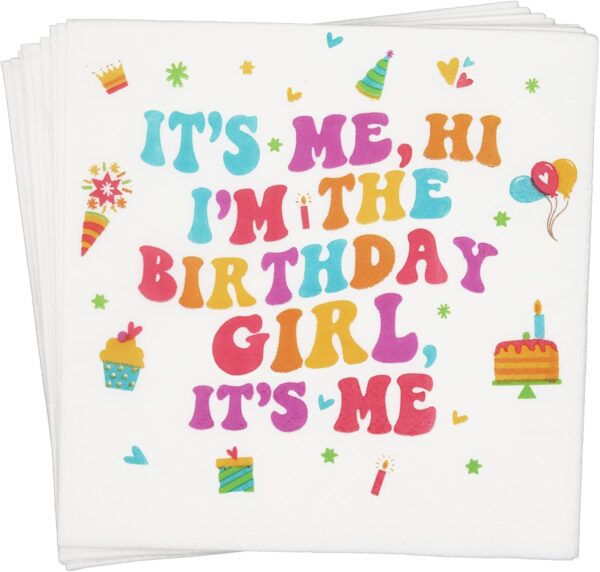 Servilletas Swifties "It's Me Hi Im the Birthday Girl" (pack 10)