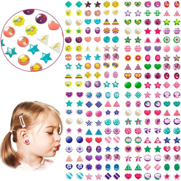 Stickers aretes (35 pares multicolor)