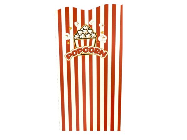 Caja Pop corn (pack 10) grande (17cm x 7.5cm aprox)