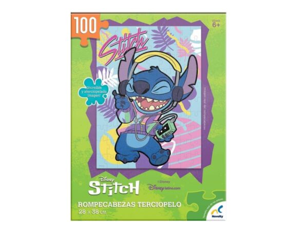 Rompecabezas De Terciopelo Stitch (100 Piezas) - Imagen 3