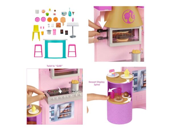 Set Restaurante Barbie (con muñeca) - Imagen 3