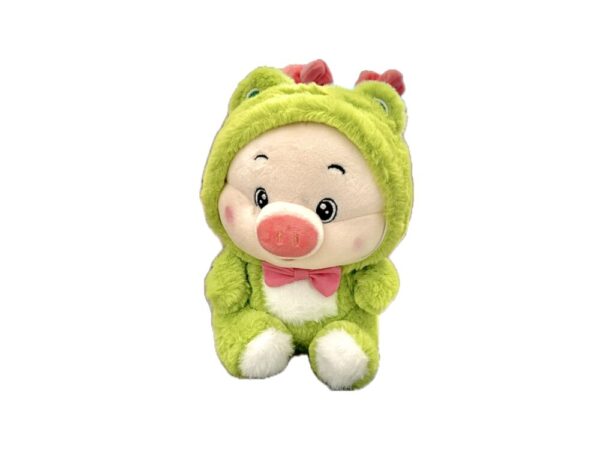 Cerdito peluche con disfraz (colores y disfraces variados) 21cm aprox - Imagen 3