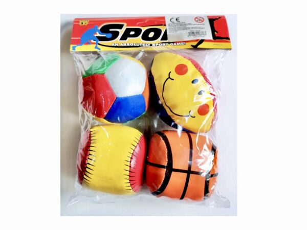 Set pelotas bebe espuma (pack 4) - Imagen 3