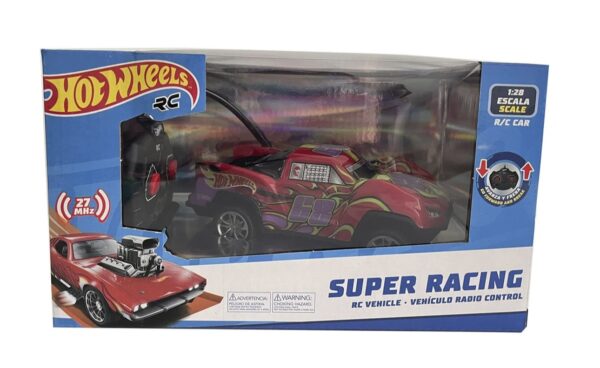 Hot Wheels vehiculo a Control Remoto Racing Car 1:28 (colores variados) - Imagen 3