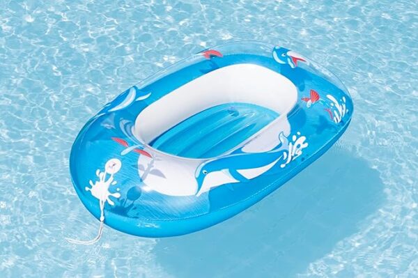 Bote flotador inflable splash 102cm x 69cm - Imagen 3