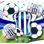 Pack 5 globos Alianza Lima (helio) modelos variados