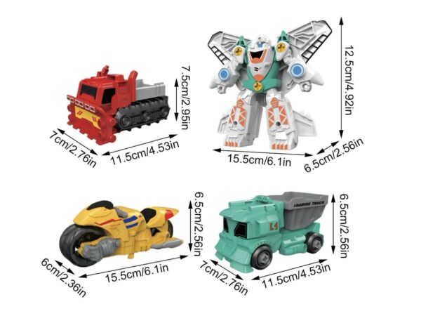 Robots ensamble set 4 (deform) - Imagen 2