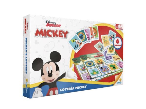 Juego de mesa ronda loteria Mickey Mouse