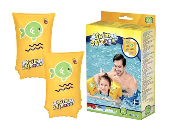 Flotador de brazos swim safe abc inflable