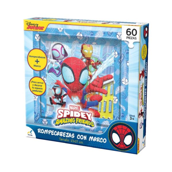 Rompecabezas Con Marco Spidey Marvel 60 Piezas - Imagen 3