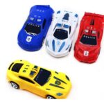Carro policia sorpresa (colores variados) pack 3