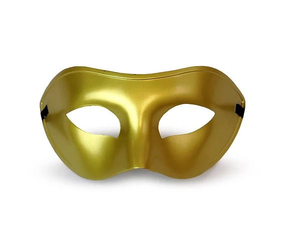 Antifaz total dorado (gold)