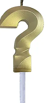 Vela interrogacion ? Diamante 3D gold (dorado)