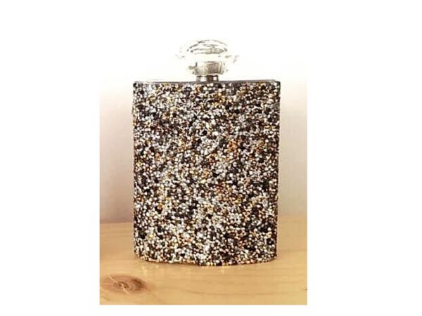 Licorera glitter (negra)
