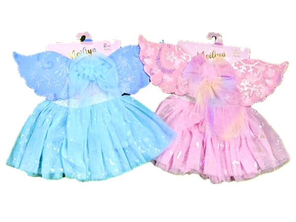 Disfraz Angel (azul o rosa) (talla aprox de 2 a 6 años) tutu y alas