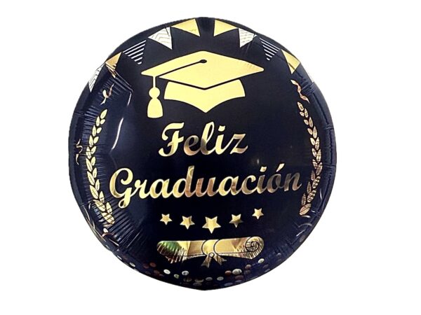 Globo Feliz Graduacion 18" (con helio)