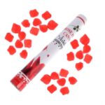 Lanza confeti petalos rojos 40cm aprox (bombarda)