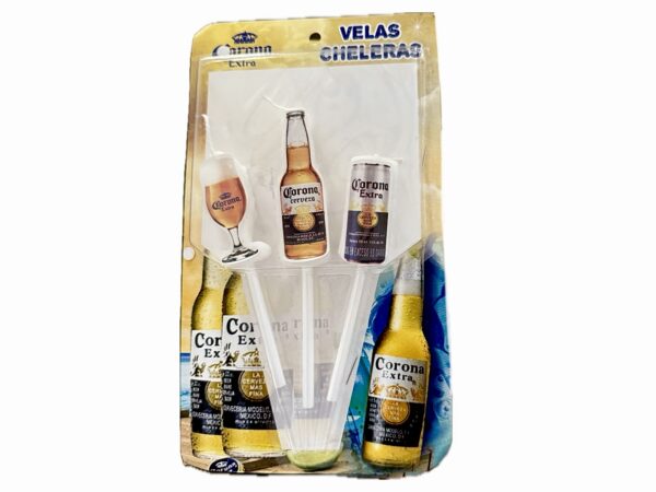 Velas cerveza Corona (tres velas)