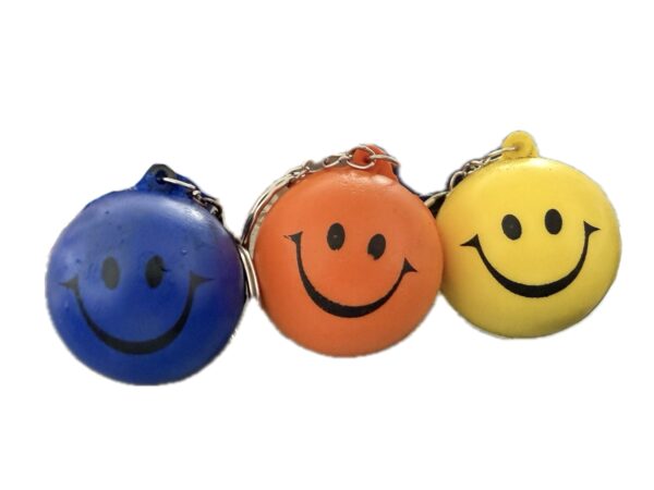 Llaveros pelota emoji (colores variados) pack 3