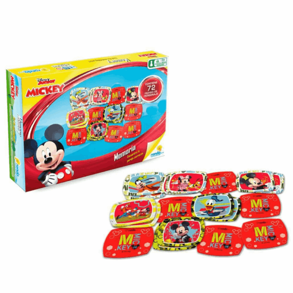 Juego memoria Mickey Mouse Disney (72 piezas) - Imagen 2