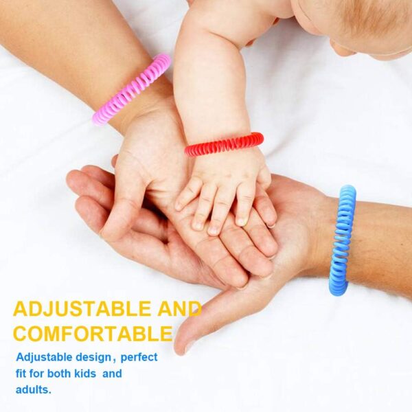 Pulsera repelente bubby bands (natural, impermeable y de colores variados) Duracion aprox 350 horas (apta para todos) - Imagen 4