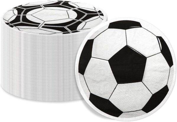 Servilletas pelota de futbol (pack 10)