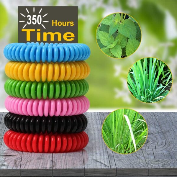 Pulsera repelente bubby bands (natural, impermeable y de colores variados) Duracion aprox 350 horas (apta para todos)