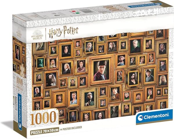 Rompecabezas Harry Potter personajes (1000 piezas) 70cm x 50cm + poster incluido