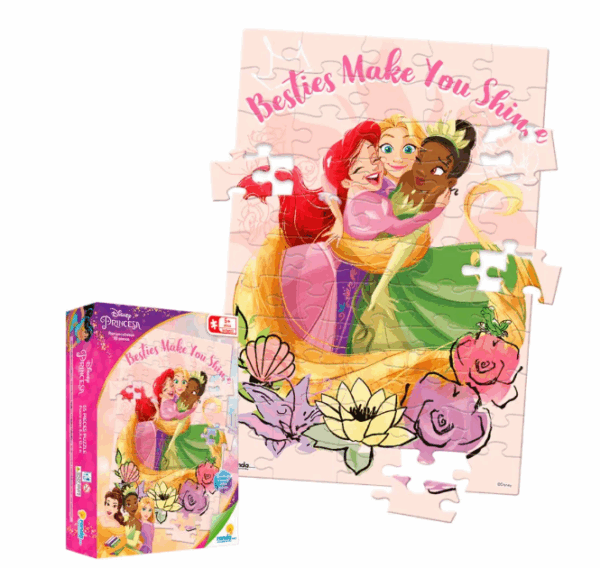 Rompecabezas princesas Disney (55 piezas) (21.5cm x 31.5cm)