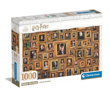Rompecabezas Harry Potter personajes (1000 piezas) 70cm x 50cm + poster incluido