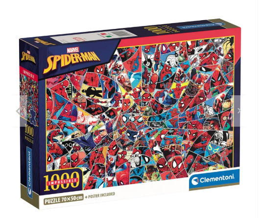 Rompecabezas Spiderman Imposible 1000 piezas + poster