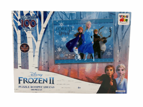 Rompecabezas Frozen II Disney glitter 1000 piezas