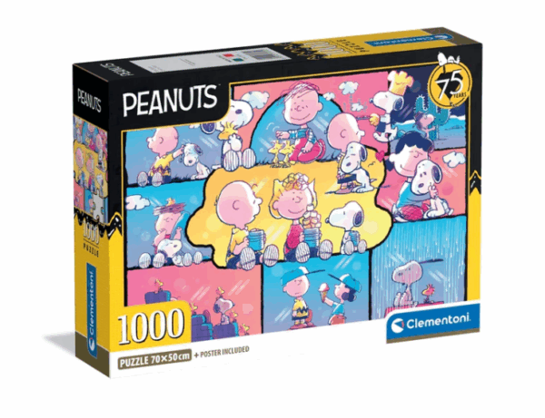 Rompecabezas Snoopy y amigos (1000 piezas) + poster (peanuts) 70cm x 50cm