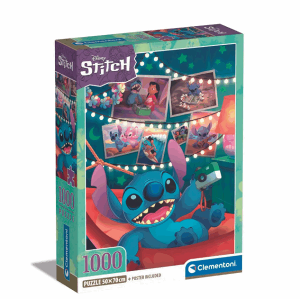Rompecabezas Stitch Disney (1000 piezas) + poster (50cm x 70cm)